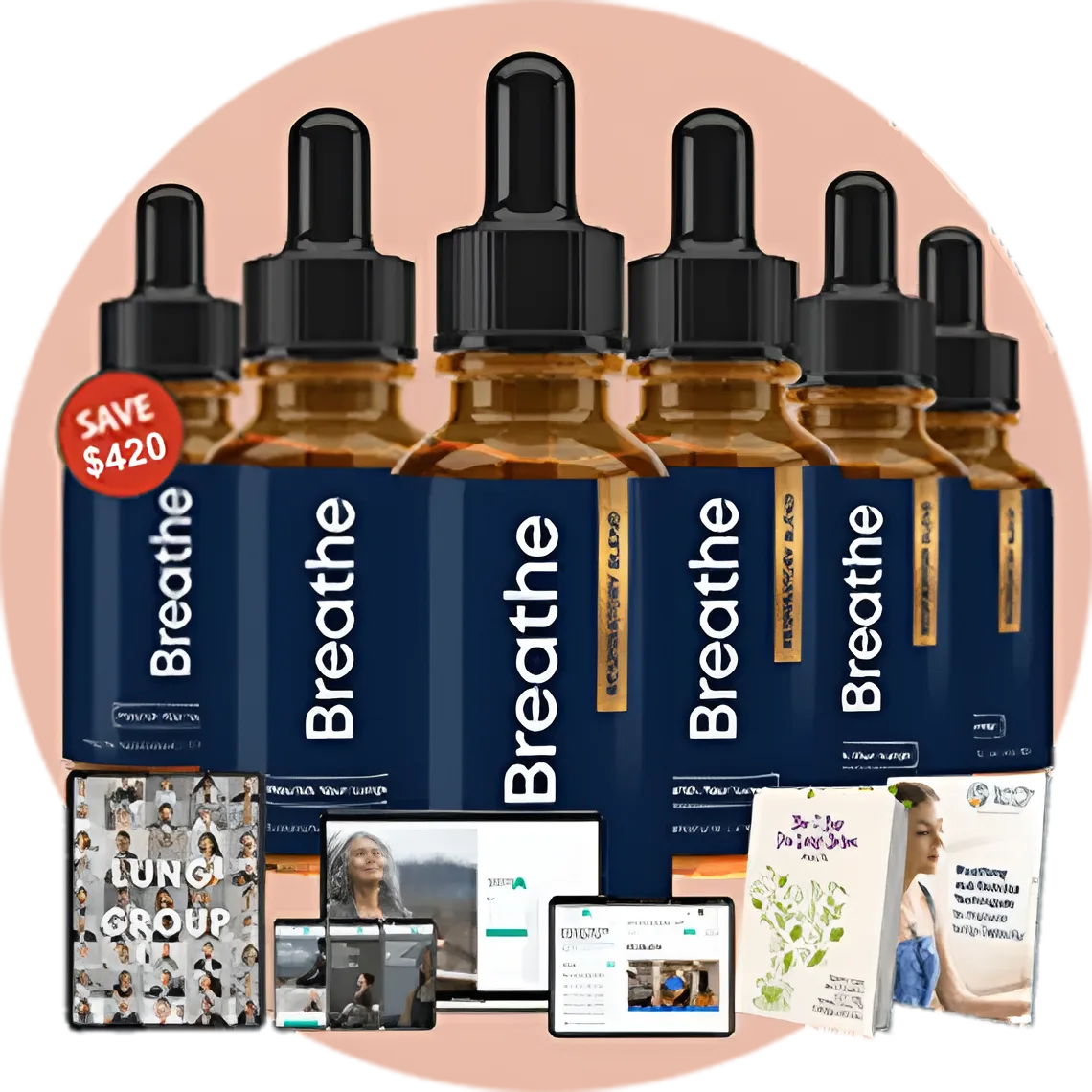 Breathe 6 Bottle Package